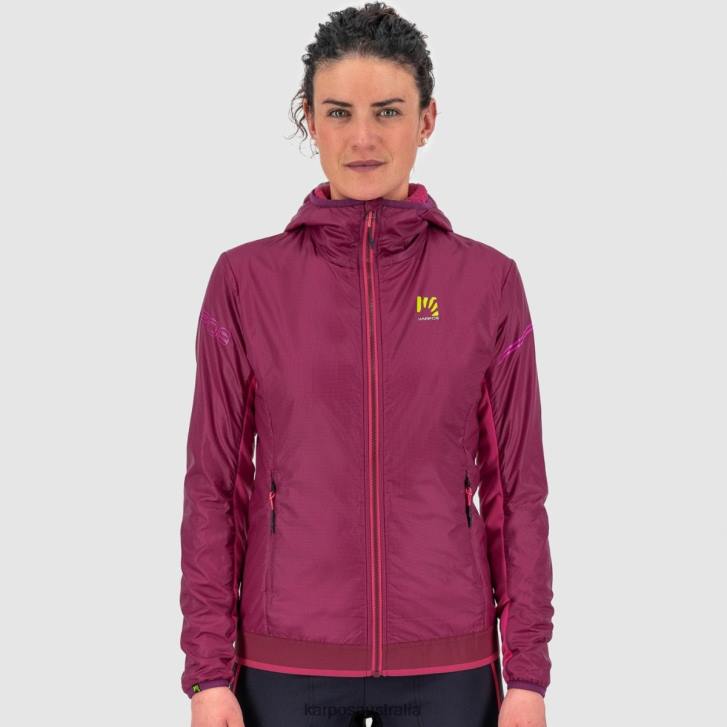 Jacket| Karpos Women FEDERA W JACKET RASPBERRY RADIANCE/CABARET 0Z8L1013