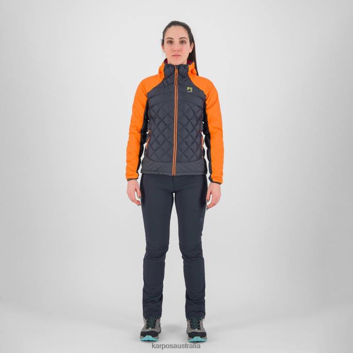 Jacket| Karpos Women LASTEI ACTIVE PLUS W JACKET VULCAN/VIBRANT ORANGE 0Z8L982