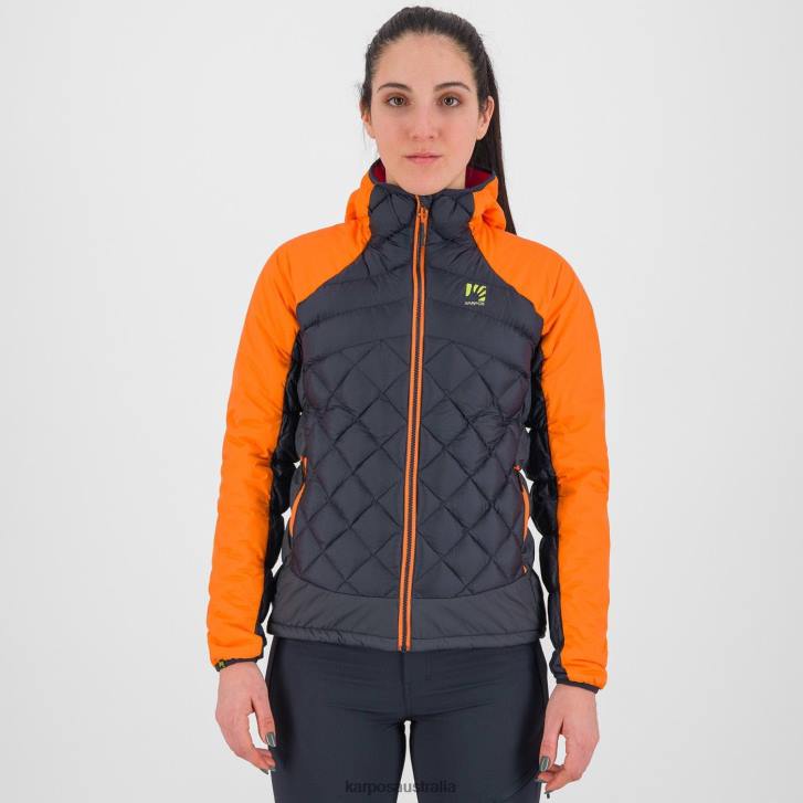 Jacket| Karpos Women LASTEI ACTIVE PLUS W JACKET VULCAN/VIBRANT ORANGE 0Z8L982