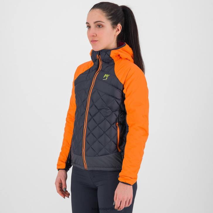 Jacket| Karpos Women LASTEI ACTIVE PLUS W JACKET VULCAN/VIBRANT ORANGE 0Z8L982