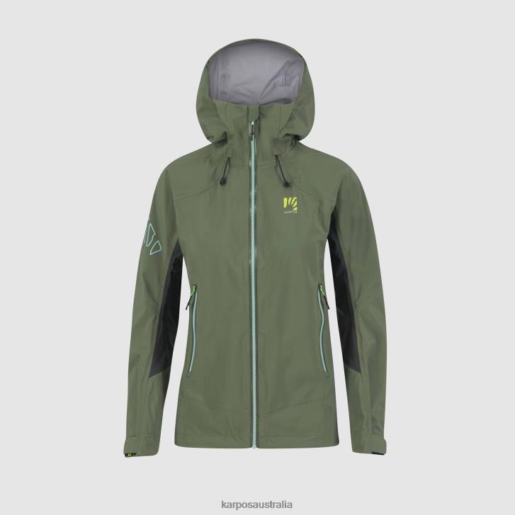 Jacket| Karpos Women STORM EVO W JACKET THYME/BLACK SAND 0Z8L969