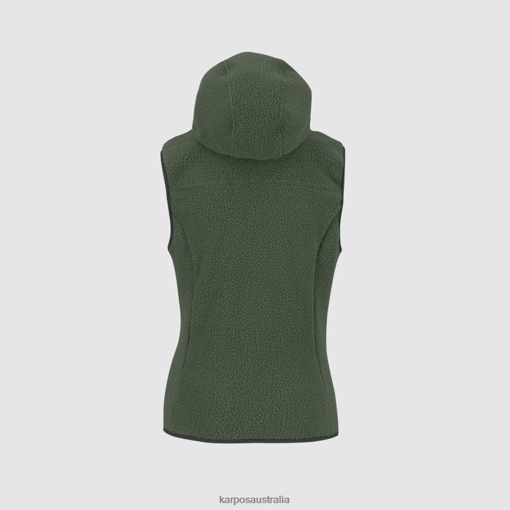 Vest| Karpos Women 80'S HOODIE W VEST THYME 0Z8L1091