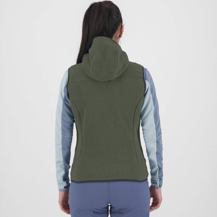 Vest| Karpos Women 80'S HOODIE W VEST THYME 0Z8L1091