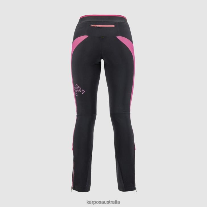 Pant| Karpos Women ALAGNA EVO W PANT BLACK/CABARET 0Z8L1463