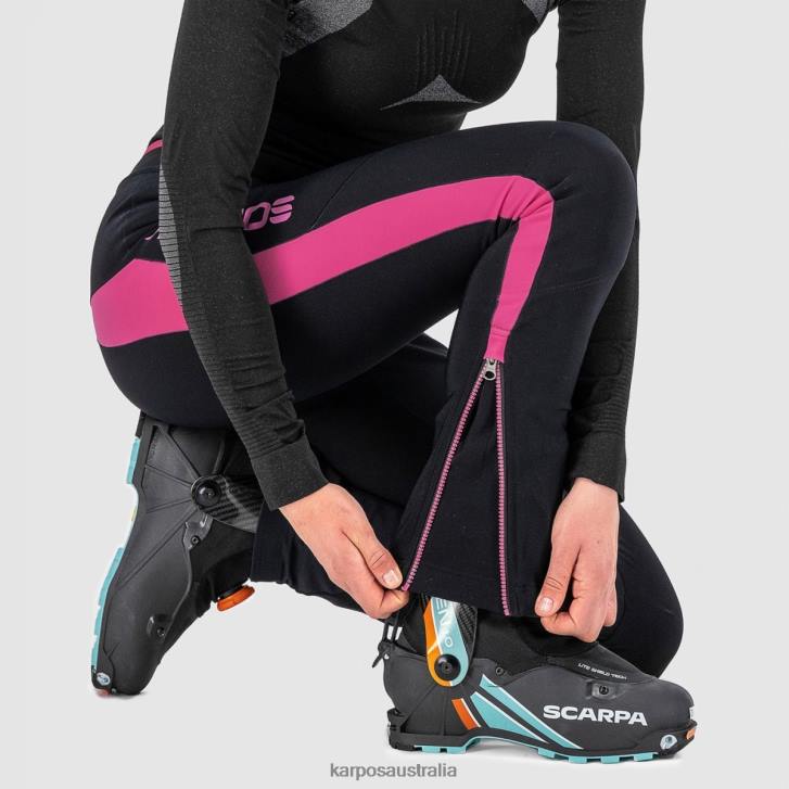 Pant| Karpos Women ALAGNA EVO W PANT BLACK/CABARET 0Z8L1463