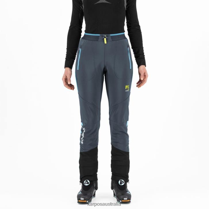 Pant| Karpos Women ALAGNA PLUS EVO W PANT DARK SLATE/BLUE ATOLL 0Z8L1408