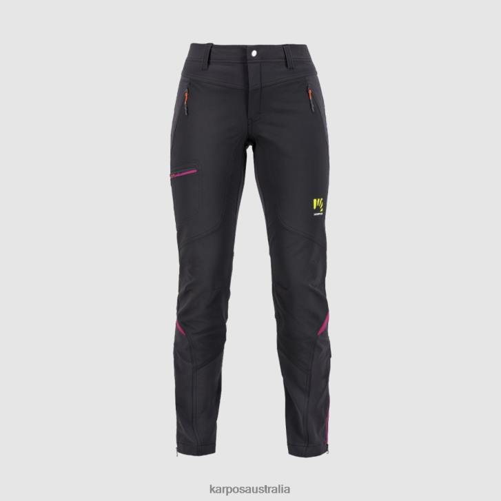 Pant| Karpos Women CEVEDALE EVO W PANT BLACK/CABARET 0Z8L1437