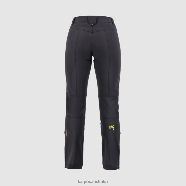 Pant| Karpos Women CEVEDALE EVO W PANT BLACK/CABARET 0Z8L1437