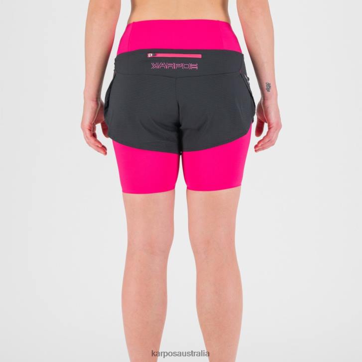 Short| Karpos Women CENGIA W SHORT CABARET/BLACK 0Z8L1553