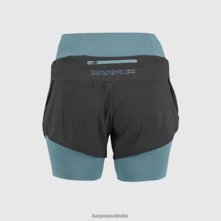 Short| Karpos Women CENGIA W SHORT SPRING LAKE/BLACK 0Z8L1555