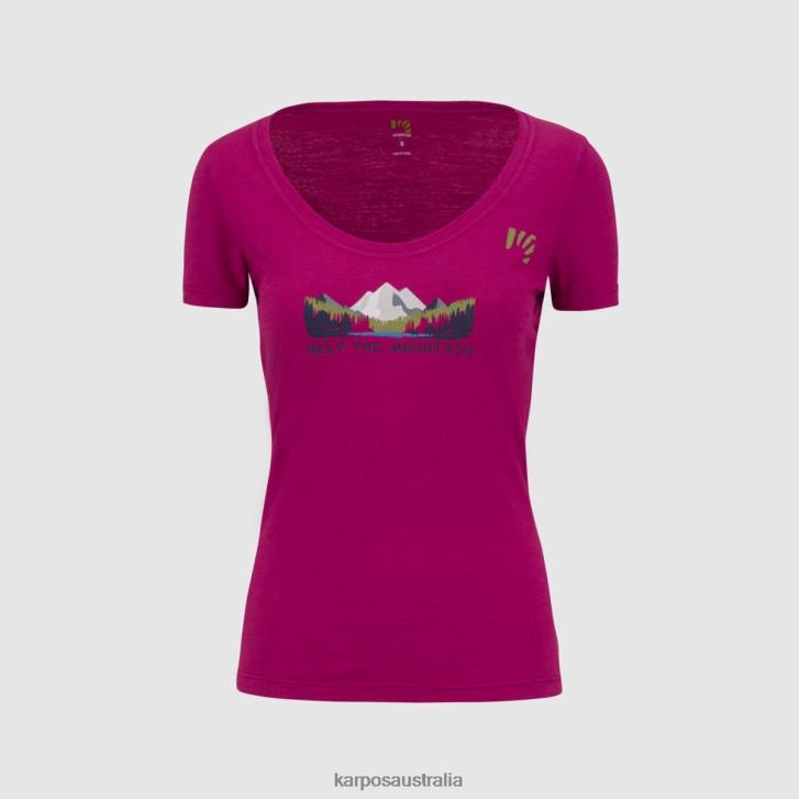 T-Shirt| Karpos Women AMBRETTA W T-SHIRT CHERRIES JUBILEE 0Z8L1321