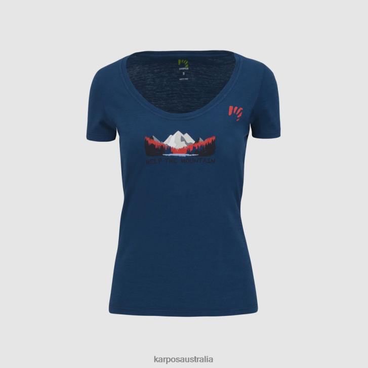T-Shirt| Karpos Women AMBRETTA W T-SHIRT GIBRALTAR SEA 0Z8L1319