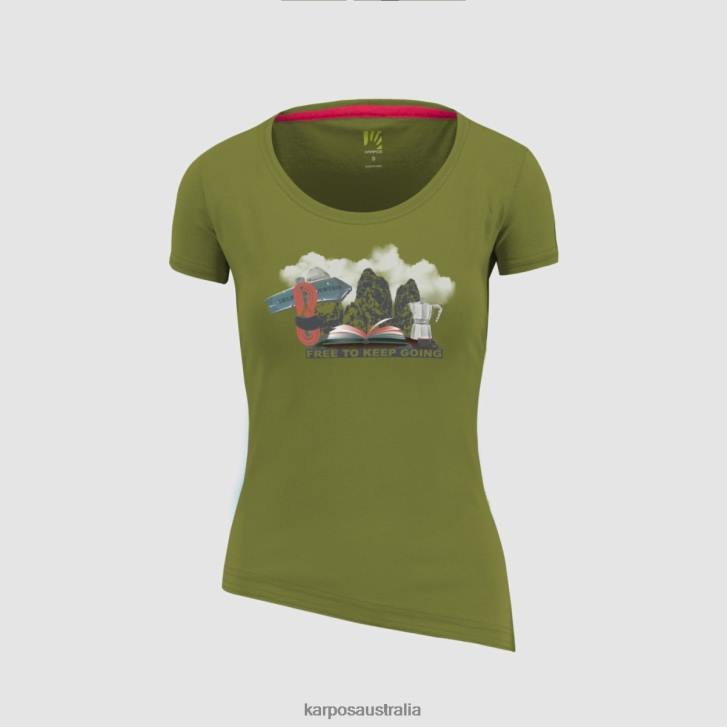 T-Shirt| Karpos Women ANEMONE EVO W T-SHIRT GUACAMOLE 0Z8L1362
