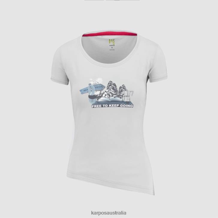 T-Shirt| Karpos Women ANEMONE EVO W T-SHIRT WHITE 0Z8L1360