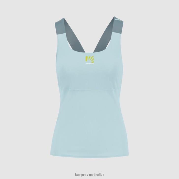 T-Shirt| Karpos Women CENGIA W TANK AQUAMARINE/SPRING LAKE 0Z8L1304