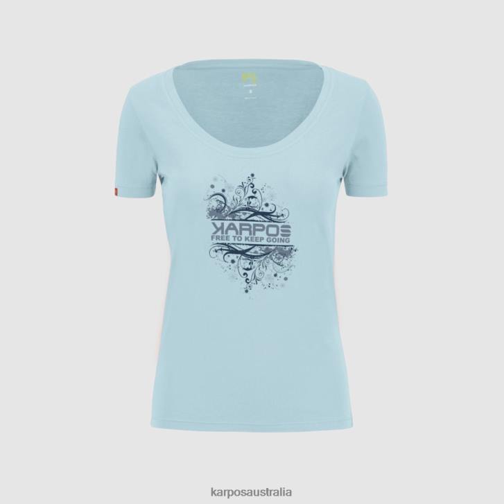 T-Shirt| Karpos Women CROCUS W T-SHIRT AQUAMARINE 0Z8L1332