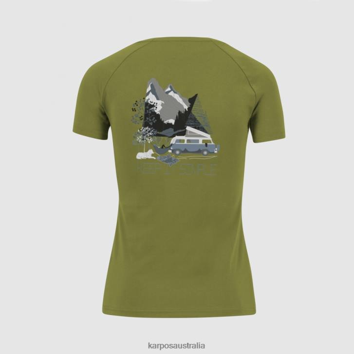 T-Shirt| Karpos Women GENZIANELLA W T-SHIRT GUACAMOLE 0Z8L1368