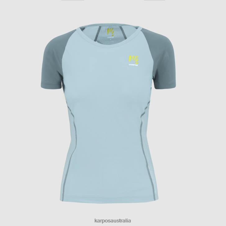 T-Shirt| Karpos Women LAVAREDO EVO W JERSEY AQUAMARINE/SPRING LAKE 0Z8L1256