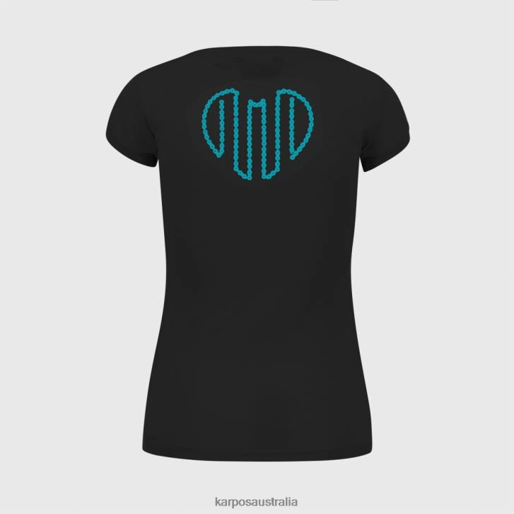 T-Shirt| Karpos Women VAL FEDERIA W TEE BLACK 0Z8L1359