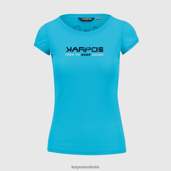 T-Shirt| Karpos Women VAL FEDERIA W TEE BLUE ATOLL 0Z8L1356