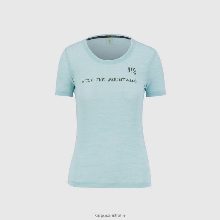 T-Shirt| Karpos Women VANOI MERINO W T-SHIRT AQUA SKY 0Z8L1243