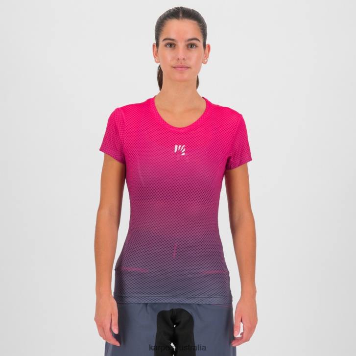 T-Shirt| Karpos Women VERVE MESH W T-SHIRT OMBRE BLUE/CABARET 0Z8L1317